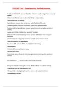 PPA 265 Test 1 Questions And Verified Answers 