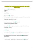NUR2243 Final Exam&vert; Questions and Answers&vert; Latest Update 100&percnt; Verified&vert;  Grade A&plus; Content 