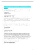 CNRN Practice Exam &vert; Questions with 100&percnt; Correct Answers &vert; Verified Solutions