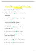 NURS&142 exam 1 - lab values Questions with Correct Answers Verified by  Experts&vert; Latest Update 
