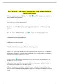 NURS 142&colon; Exam 1 Study Practice Questions with Correct Answers Verified by  Experts&vert; Latest Update 