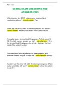 CCBMA EXAM QUESTIONS AND  ANSWERS 2025 