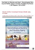 TEST BANK FOR Ebersole and Hess' Gerontological Nursing and Healthy Aging in Canada  by Veronique Boscart  ISBN&colon; 978-0323778749 ALL CHAPTERS COVERED YOUR ULTIMATE GUIDE 100&percnt; VERIFIED A&plus; GRADE ASSURED&excl;&excl;&excl;&excl;&excl; NEW LATEST UPDATE&excl;&excl;&excl;&excl;&excl;&excl;&excl;
