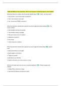 NURS 142 Midterm Exam Questions with Correct Answers Verified by Experts&vert; Latest Update
