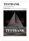Test Bank for Chemistry&colon; The Central Science&comma; 12th Edition by Brown et al&period;