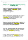 DCOM 219 FINAL EXAM QUESTIONS AND  ANSWERS 2025