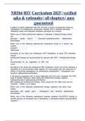 NR566 HIV Curriculum 2025 &vert; verified q&a & rationales &vert; all chapters &vert; pass guaranteed 