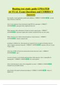 Boating    Bundled Exam Questions WITH  CORRECT Answers