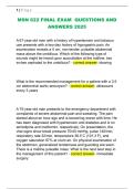 MSN 622 FINAL EXAM  QUESTIONS AND  ANSWERS 2025 