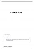 ISTM 630 MIDTERM QUESTIONS AND VERIFIED ANSWERS