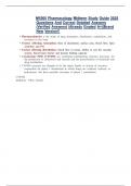 NR565 Pharmacology Midterm Study Guide 2025 Questions And Correct Detailed Answers &lpar;Verified Answers&rpar; &vert;Already Graded A&plus;&vert;&vert;Brand New Version&excl;&excl;