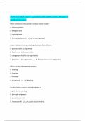HSPM 101 NRA Exam &vert; Questions with 100&percnt; Correct Answers &vert; Verified Solutions