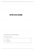 ISTM 630 MIDTERM PT1 QUESTIONS AND VERIFIED ANSWERS