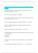 HSPM 383 - Exam 3 &vert; Questions with 100&percnt; Correct Answers &vert; Verified Solutions 