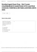 Enrolled Agent Exam Prep - Part 2 exam COMPREHENSIVE QUESTIONS WITH MULTIPLE CHOICES &vert;VERIFIED & REVISED ANSWERS &lpar;NEW&rpar; 2025