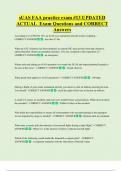 sUAS FAA practice exam &num;13 UPDATED  ACTUAL  Exam Questions and CORRECT   Answers 