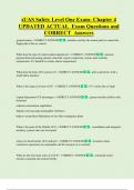 sUAS Safety Level One Exam- Chapter 4  UPDATED ACTUAL  Exam Questions and  CORRECT  Answers 