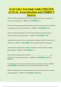 sUAS Unit 1 Test Study Guide UPDATED  ACTUAL  Exam Questions and CORRECT   Answers 