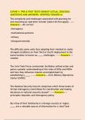 EJPME-1- PRE & POST TESTS NEWEST ACTUAL 2025&sol;2026  QUESTIONS AND ANSWERS&period; VERIFIED&sol; GRADED A&plus;