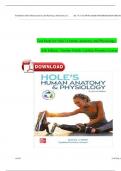 Test Bank for Hole&rsquo;s Human Anatomy and Physiology&comma; 16th Edition&comma; Charles Welsh&comma; Cynthia Prentice-Craver