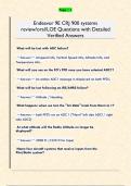 Endeavor 9E CRJ 900 systems  review&sol;oral&sol;LOE Questions with Detailed  Verified Answers 