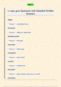 rs wjec gcse Questions with Detailed Verified  Answers