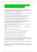 FDLE CORRECTIONS EXAM STUDY QUESTIONS AND ANSWERS