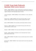 CAADC Exam Study Flashcards Questions With Correct Answers