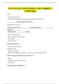 BUNDLE OF LDST 120 EXAMS ALL WITH QUESTIONS AND 100&percnt; CORRECT ANSWERS