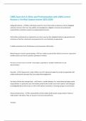 CWEL Exam Unit 3&colon; Ethics and Professionalism with 100&percnt; Correct Answers &vert; Verified &vert;Latest version 2025&vert;2026