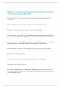 CWEL-Unit 1- 2 Fundamentals Study Guide with 100&percnt; Correct Answers &vert; Verified &vert;Latest version 2025&vert;2026