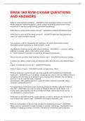 EMAE 160 RVW 4 EXAM QUESTIONS AND ANSWERS