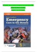 Comprehensive Test Bank for Nancy Caroline&rsquo;s Emergency Care in the Streets 8th Edition&colon; Complete Chapters 1&ndash;53 &vert; Verified Questions&comma; Detailed Answers and Rationales