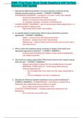 H360&colon; Final Exam Study Guide Questions with Verified Answers 2025 Update 