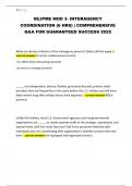 SEJPME MOD 3- INTERAGENCY COORDINATION &lpar;6 HRS&rpar; &vert; COMPREHENSIVE Q&A FOR GUARANTEED SUCCESS 2025