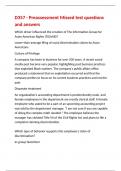 D357 - Preassessment Missed test questions and answers