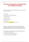 NP1 EXAM 1 REVIEW 2025 &vert; QUESTIONS WITH 100&percnt; VERIFIED SOLUTIONS