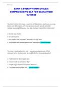 EXAM 1&colon; DYSRHYTHMIAS &lpar;NCLEX&rpar; COMPREHENSIVE Q&A FOR GUARANTEED SUCCESS