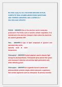Bio WGU study for OA c190 EXAM 2025&sol;2026 ACTUAL  COMPLETE REAL EXAMELABORATIONS QUESTIONS                   AND VERIFIED ANSWERS &lpar;100&percnt; CORRECTLY                             SOLVED&rpar; 2025 UPDATE&excl;&excl;  
