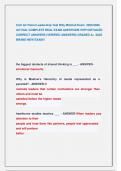 Civil Air Patrol Leadership Test Billy Mitchell Exam  2025&sol;2026  ACTUAL COMPLETE REAL EXAM QUESTIONS WITH DETAILED  CORRECT ANSWERS &lpar;VERIFIED ANSWERS&rpar; GRADED A&plus; &sol;2025  BRAND NEW EXAM&excl;&excl;  