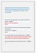 Georgia Commercial Contractor Septic Exam Study Guide  2025&sol;2026 Actual Complete Real ExamQuestions with 100&percnt;  Correct Answers &vert; Verified Answers &vert; Graded A&plus; &sol; 2025                  Latest Update&excl;&excl;  