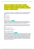 NUR2513 MATERNAL CHILD EXAM 3 NEWEST 2025&sol;2026 COMPLETE QUESTIONS AND CORRECT DETAILED ANSWERS &lpar;VERIFIED ANSWERS&rpar; &vert;ALREADY GRADED A&plus;&vert;&vert;BRAND NEW&excl;&excl;