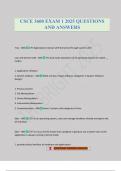 CSCE 3600 EXAM 1 2025 QUESTIONS AND ANSWERS