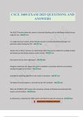 CSCE 3600 EXAM 2025 QUESTIONS AND ANSWERS