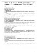 NURS 5462 EXAM WITH QUESTIONS AND CORRECTLY ANSWERED ANSWERS &lbrace;2024&sol;2025&rcub;