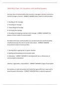 C464 WGU Exam 141 Questions with Verified Answers&comma;100&percnt;CORRECT