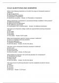 CCLE QUESTIONS AND ANSWERS