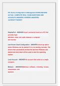 ITS- Device Configuration & Management EXAM 2025&sol;2026  ACTUAL  COMPLETE REAL  EXAM QUESTIONS AND  ACCURATE ANSWERS &lpar;VERIFIED ANSWERS&rpar;                            &vert;ALREADY PASSED&excl;&excl; 