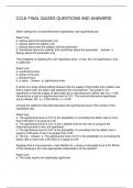 CCLE FINAL QUIZES QUESTIONS AND ANSWERS