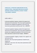 LETRS Units 1-4 POSTTEST EXAM 2025&sol;2026 ACTUAL   COMPLETE REAL  EXAM QUESTIONS AND ACCURATE  ANSWERS &lpar;VERIFIED ANSWERS&rpar; &vert;ALREADY PASSED                  &sol; 2025 NEWEST VERSION&excl;&excl;  